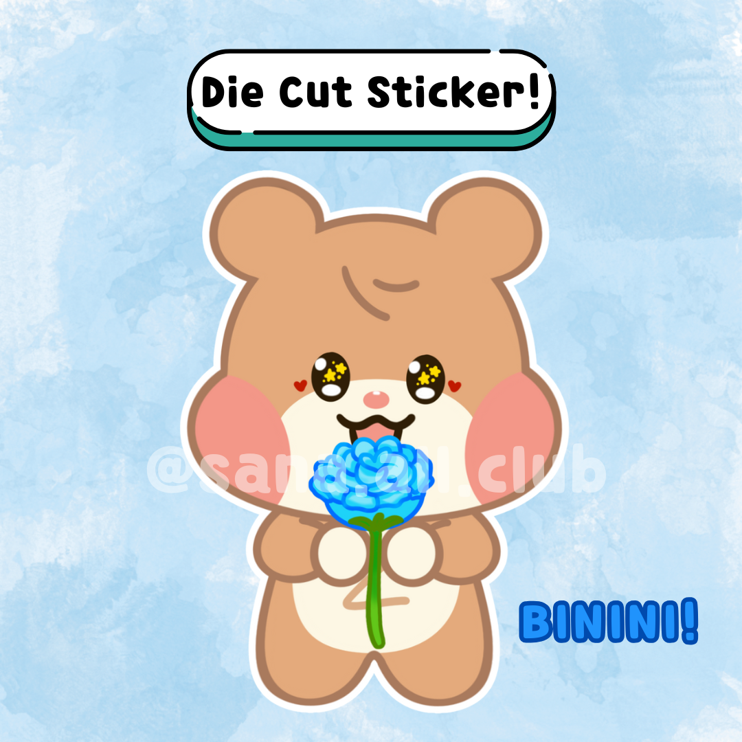 Zeroni Roses Die Cut Stickers