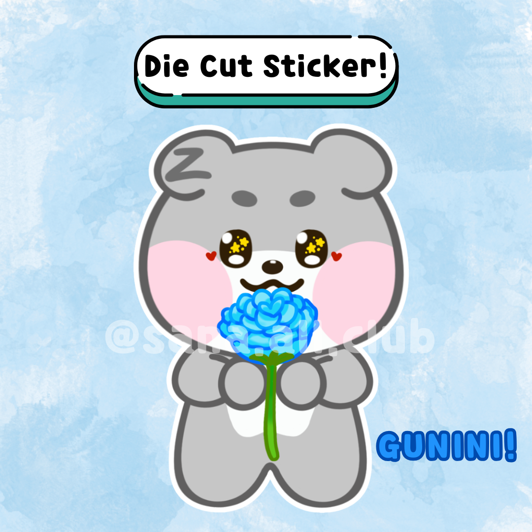 Zeroni Roses Die Cut Stickers