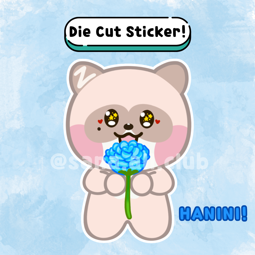 Zeroni Roses Die Cut Stickers