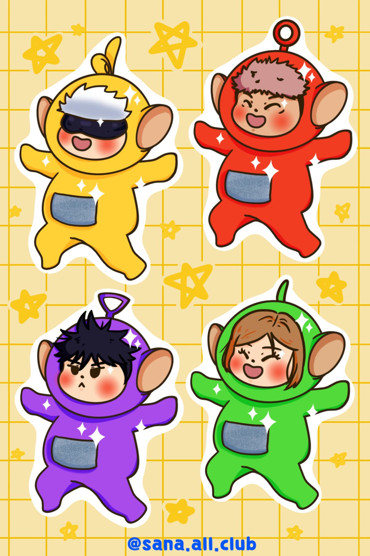 Sorcerer Tubbies Sticker Sheet