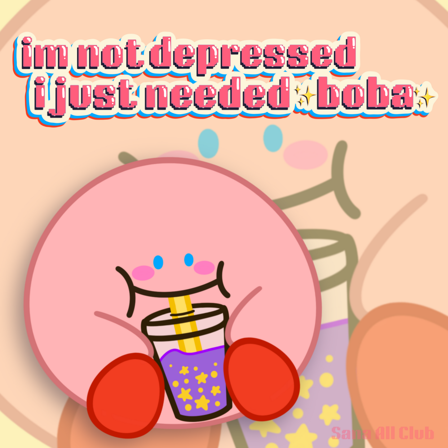 Depressed Boba Print