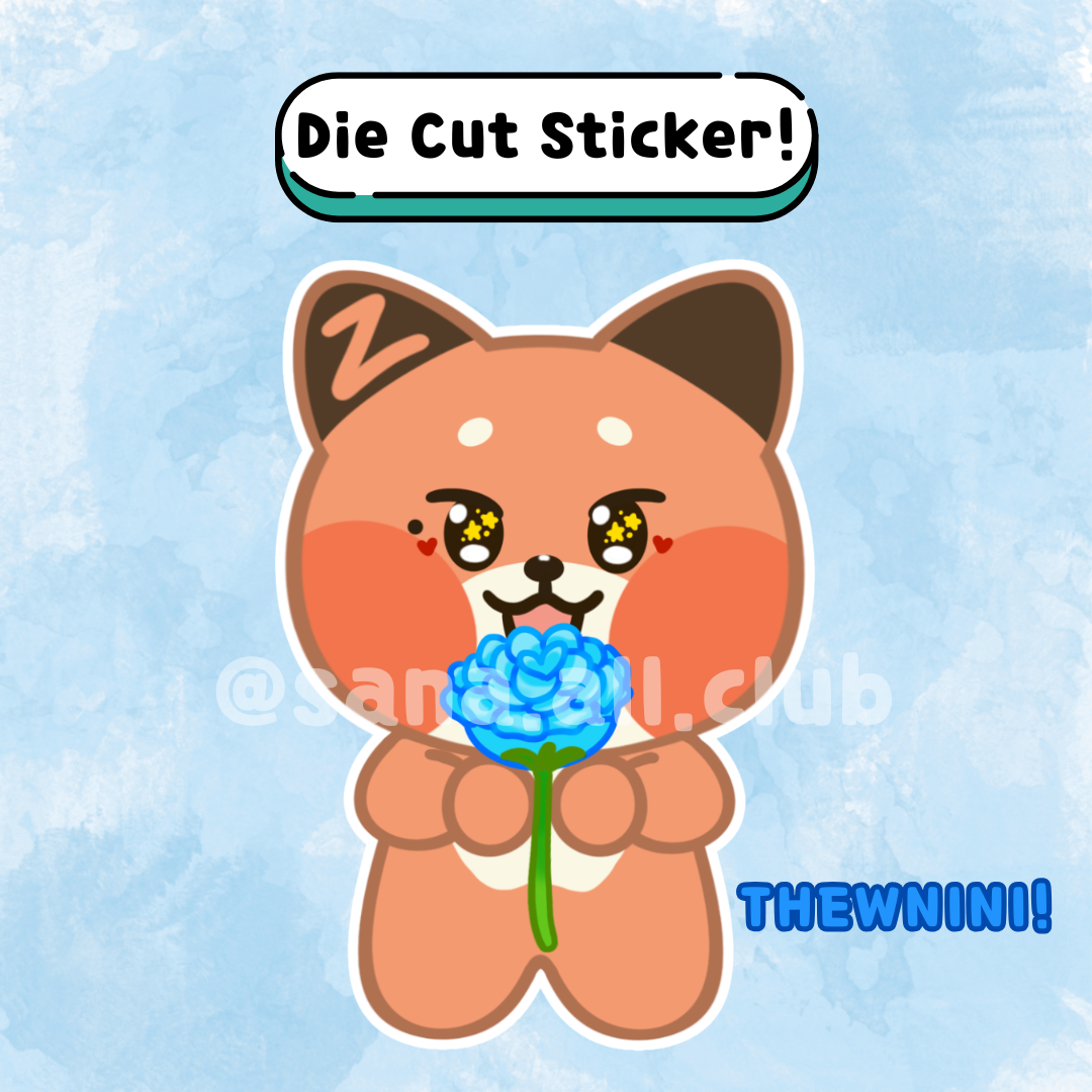 Zeroni Roses Die Cut Stickers