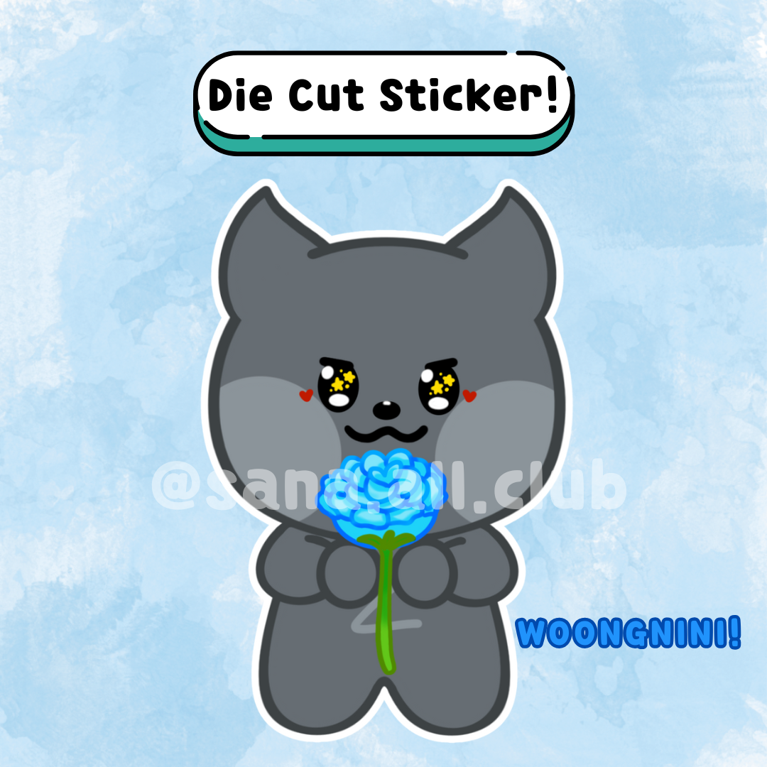 Zeroni Roses Die Cut Stickers